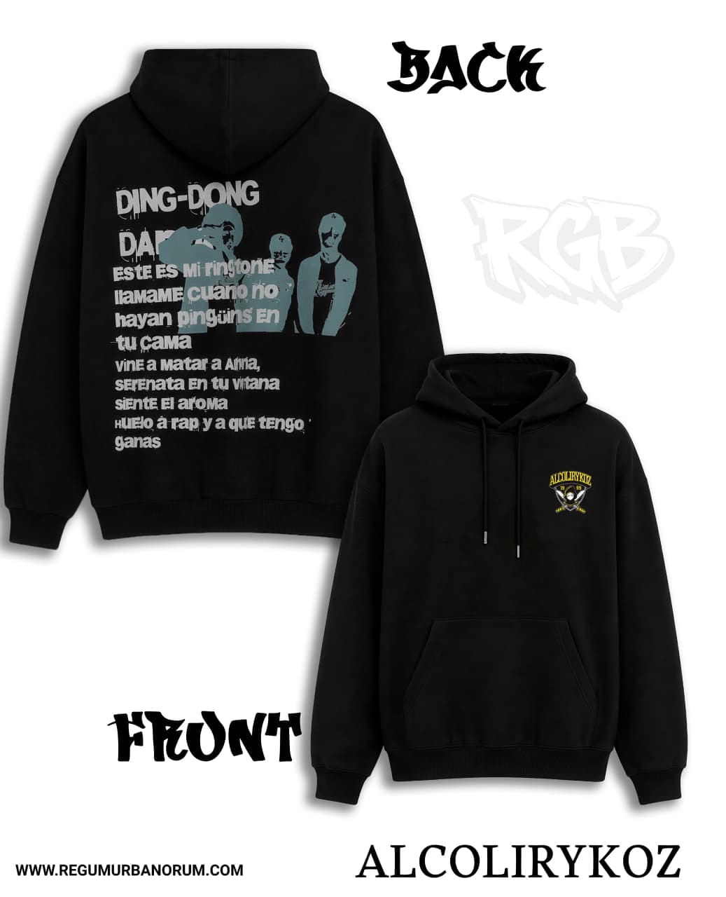 Hoodie alcolirikoz (Paris)