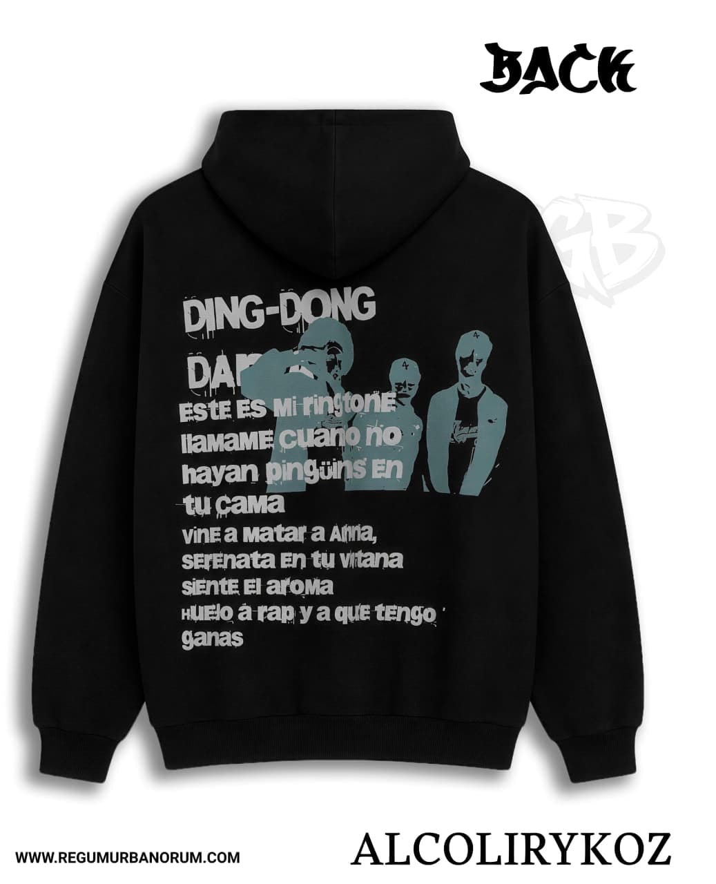 Hoodie alcolirikoz (Paris) - Imagen 5