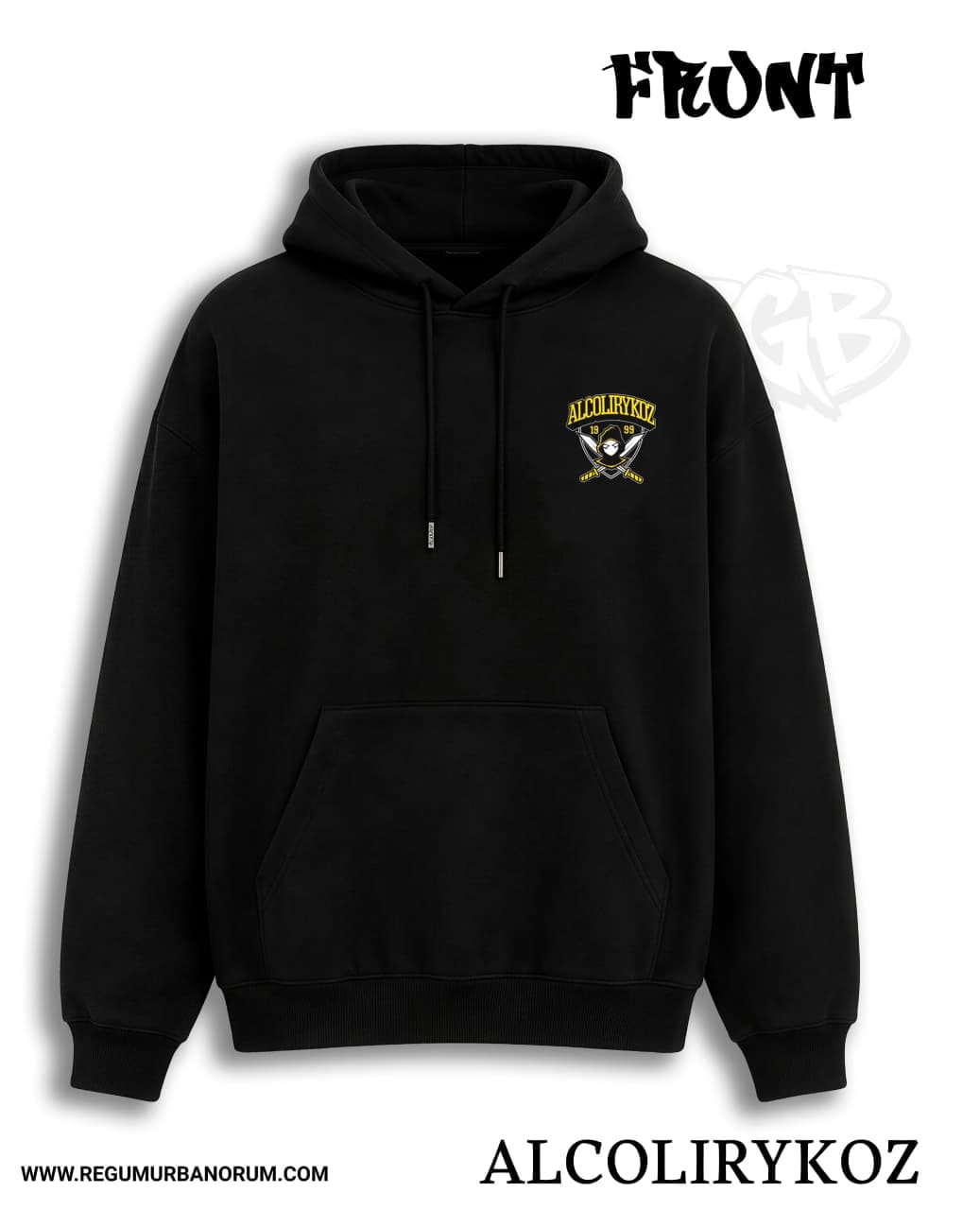 Hoodie alcolirikoz (Paris) - Imagen 3
