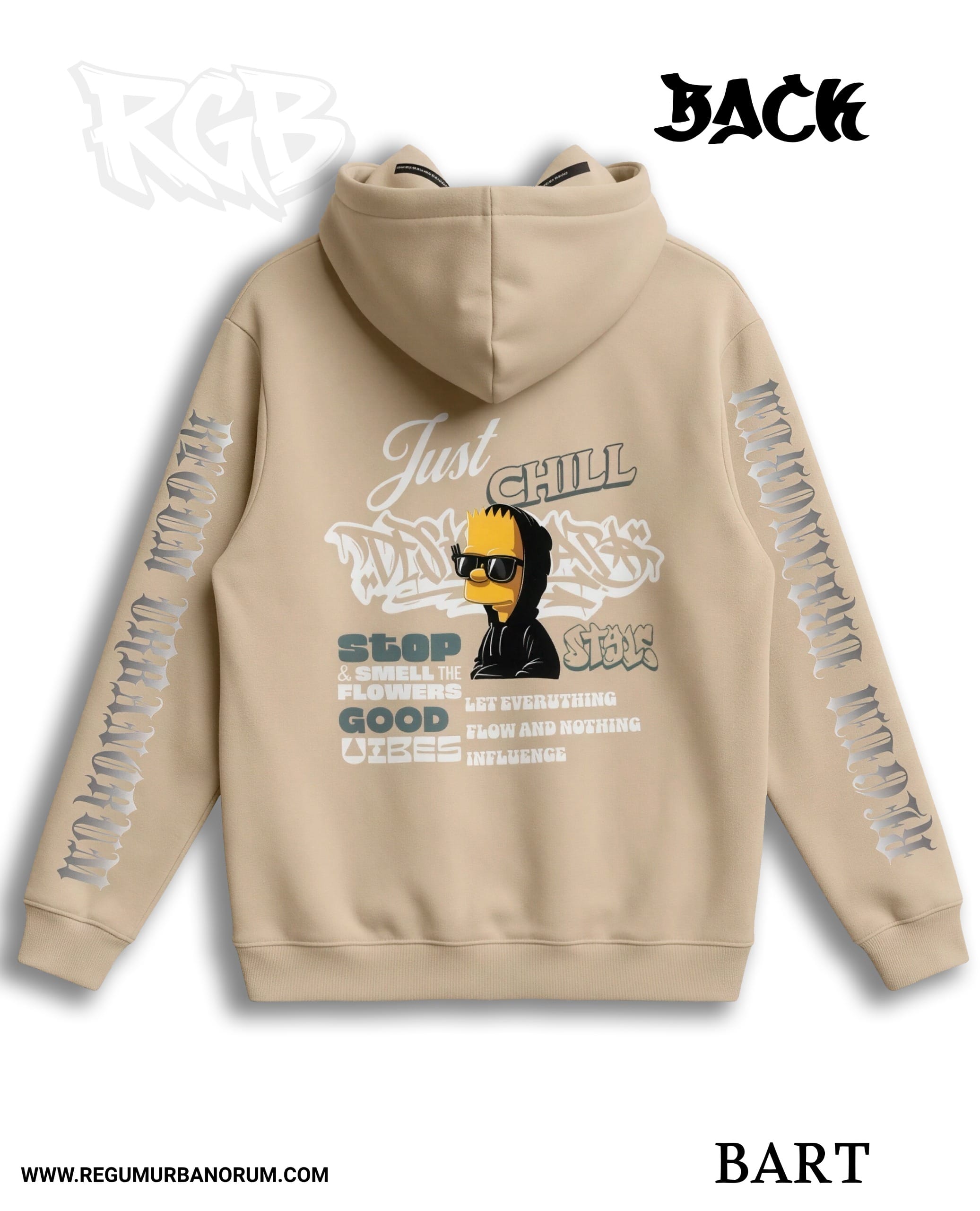 Hoodie Bart Kaky (Paris) - Imagen 3