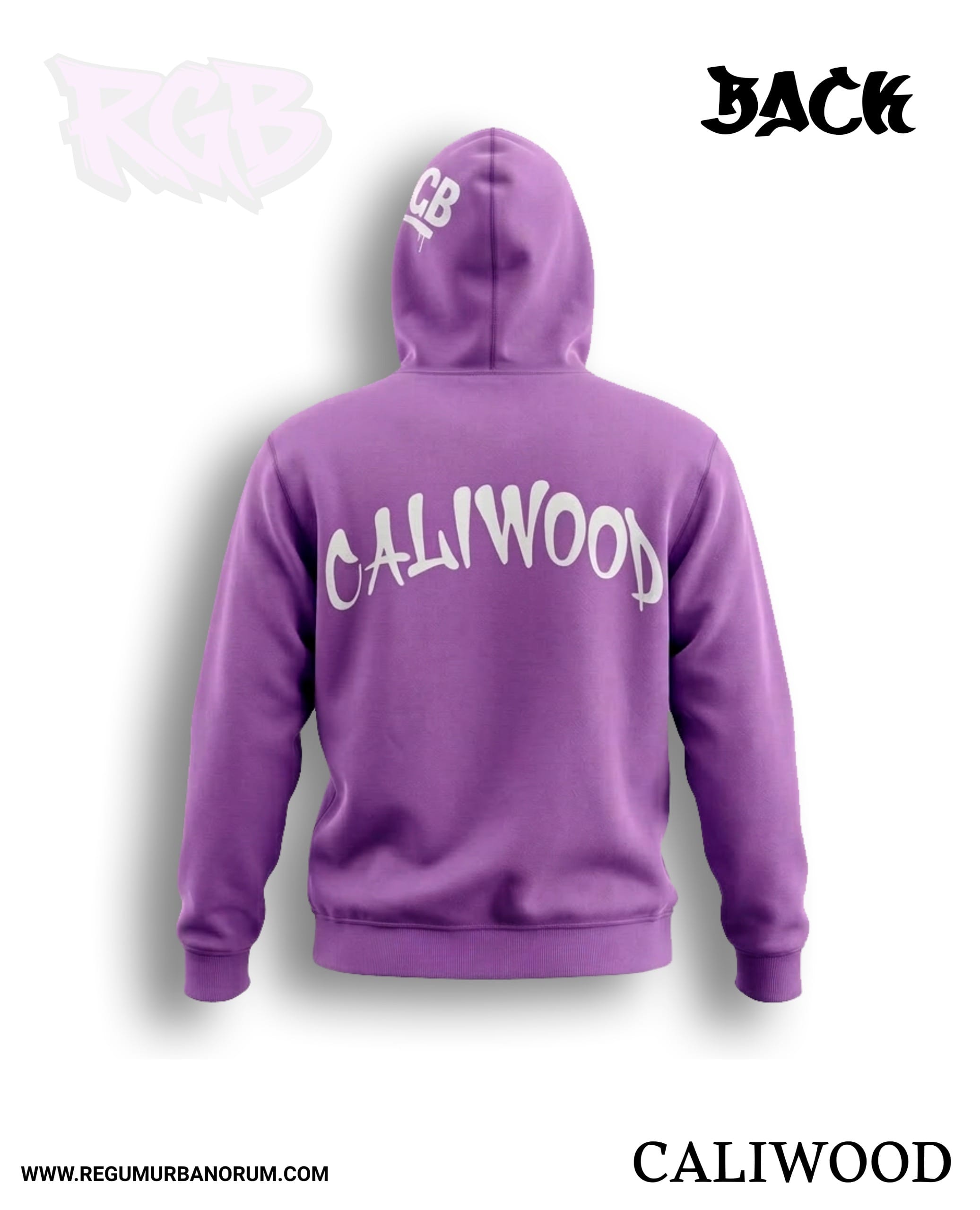 Hoodie Caliwood Lila - Imagen 3