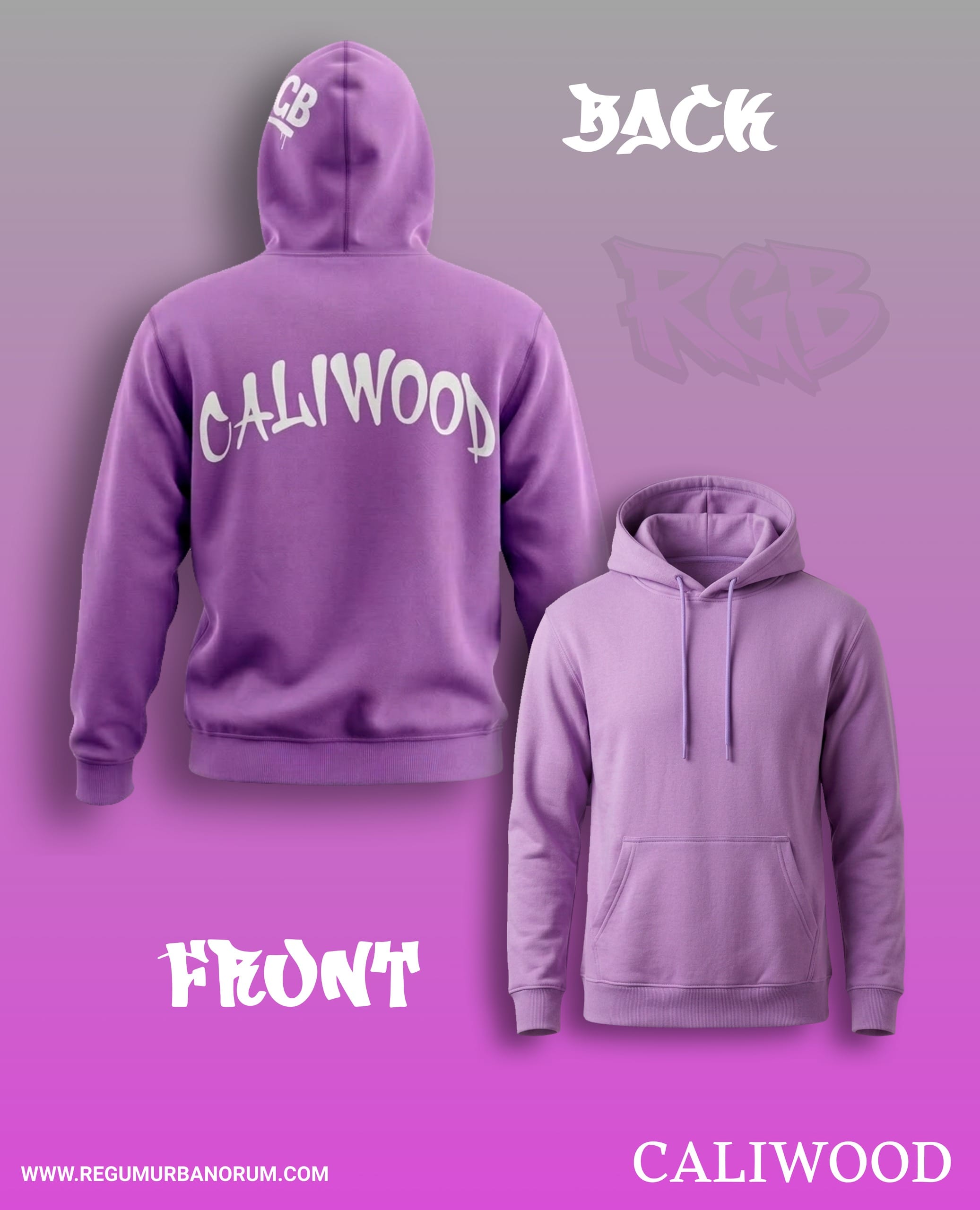 Hoodie Caliwood Lila