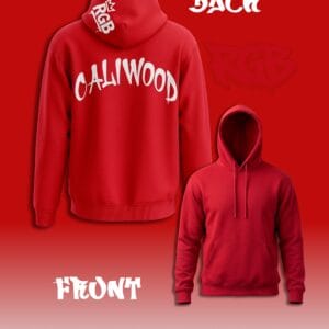 Hoodie Caliwood Rojo escarlata