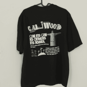 Camiseta Oversize Caliwood - Negro