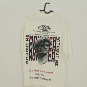 Camiseta Oversize Monarch - Marfil