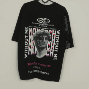 Camiseta Oversize Monarch - Negro